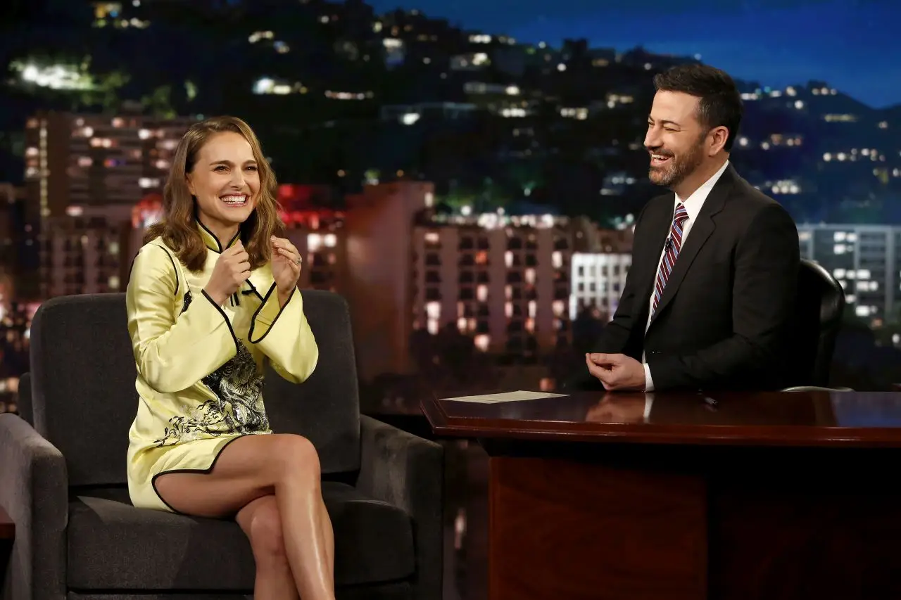 Natalie Portman Photos on Jimmy Kimmel Live in Los Angeles